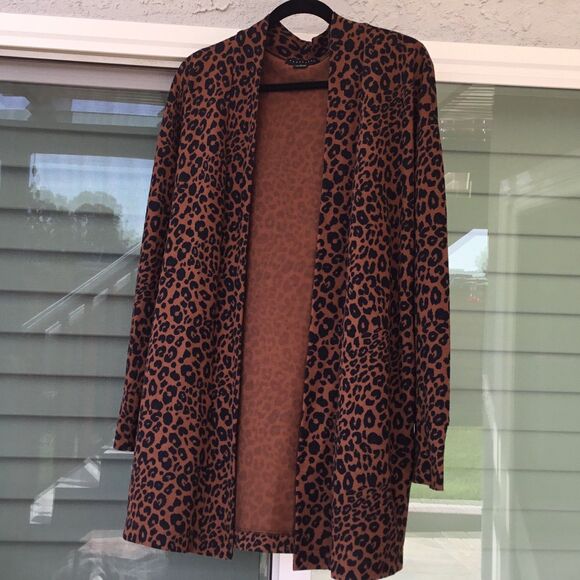 Sanctuary Sweaters - Sanctuary Leopard Print Women's Open Cardigan Sanctuary size medium